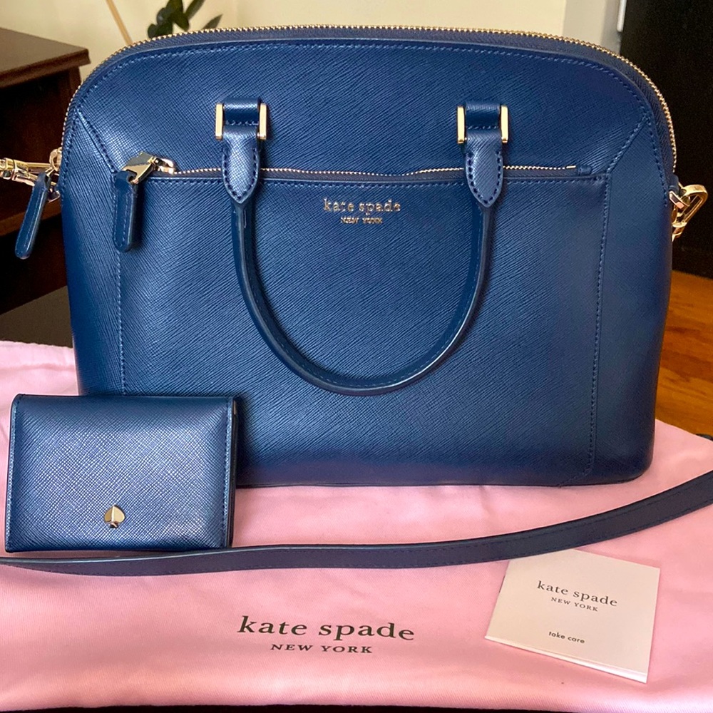 ♠️ Kate Spade Louise Medium Dome Satchel AND Mila Bifold Cardholder ♠️